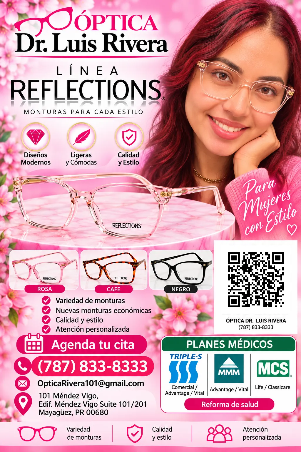 Reflections · variety of colors